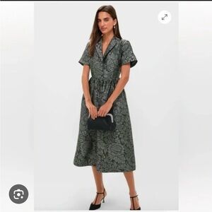 Tuckernuck charcoal Floral Midi Dress